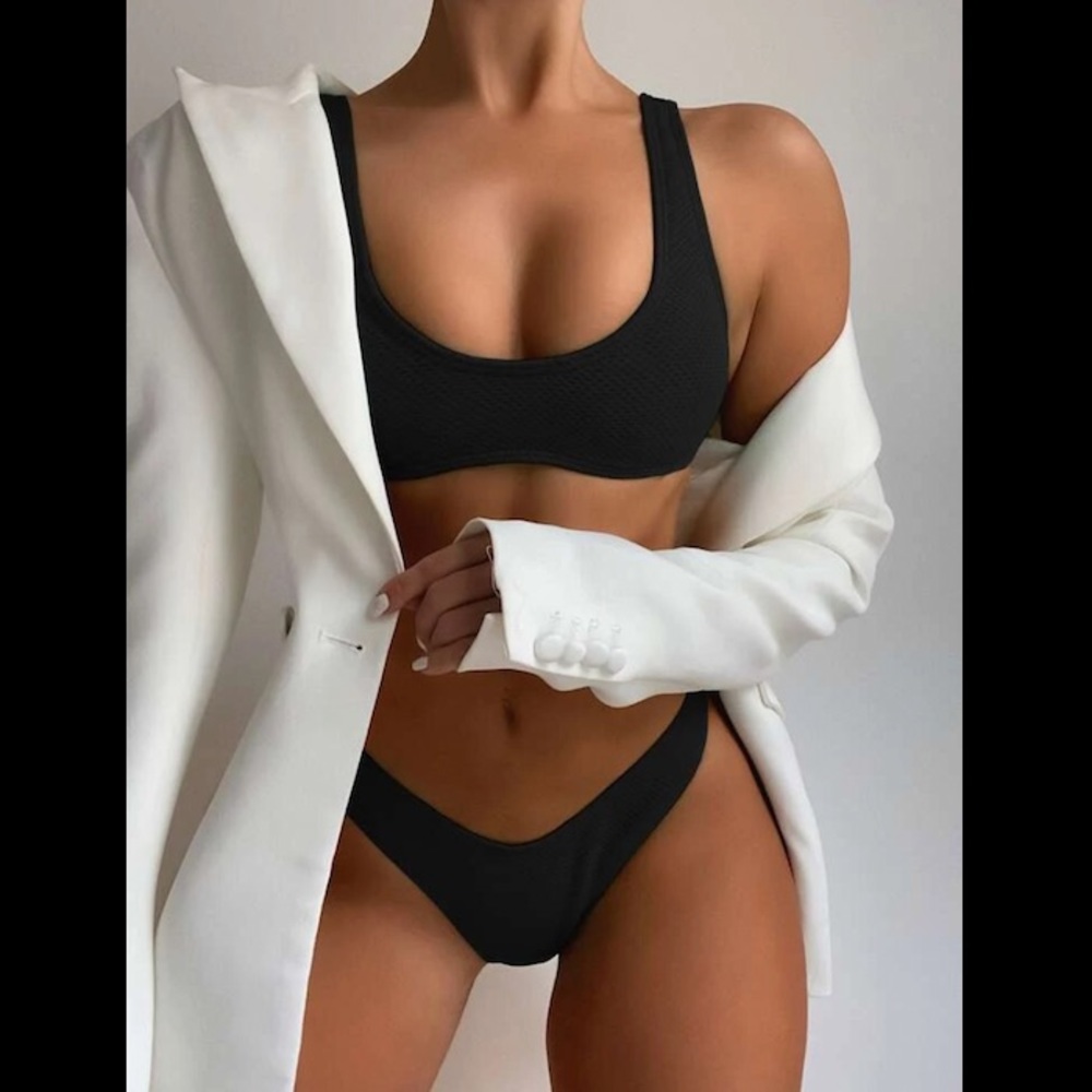 NWT black bikini set